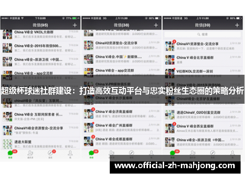 超级杯球迷社群建设：打造高效互动平台与忠实粉丝生态圈的策略分析